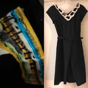 LIBERTINE for Target DRESS NWT Size 1 Lace Collar LBD